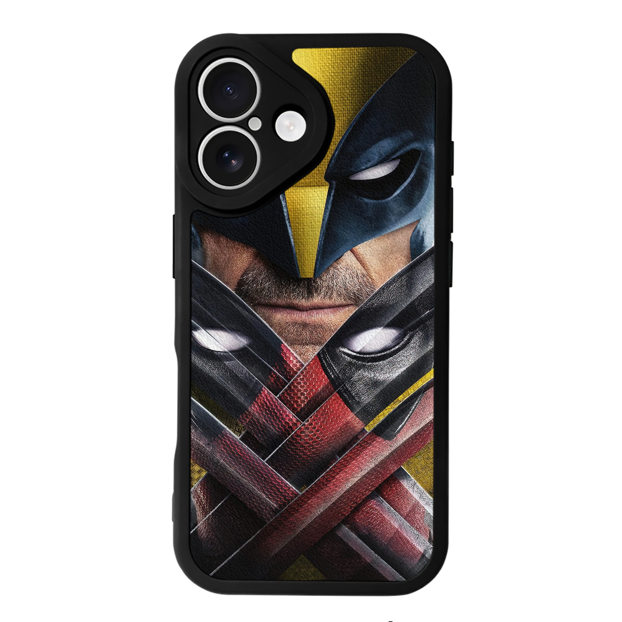 （画像用） Deadpool デッドプール 【iPhone 16シリーズ対応】シリコンスマホケース（レザー調） 材質：シリコン